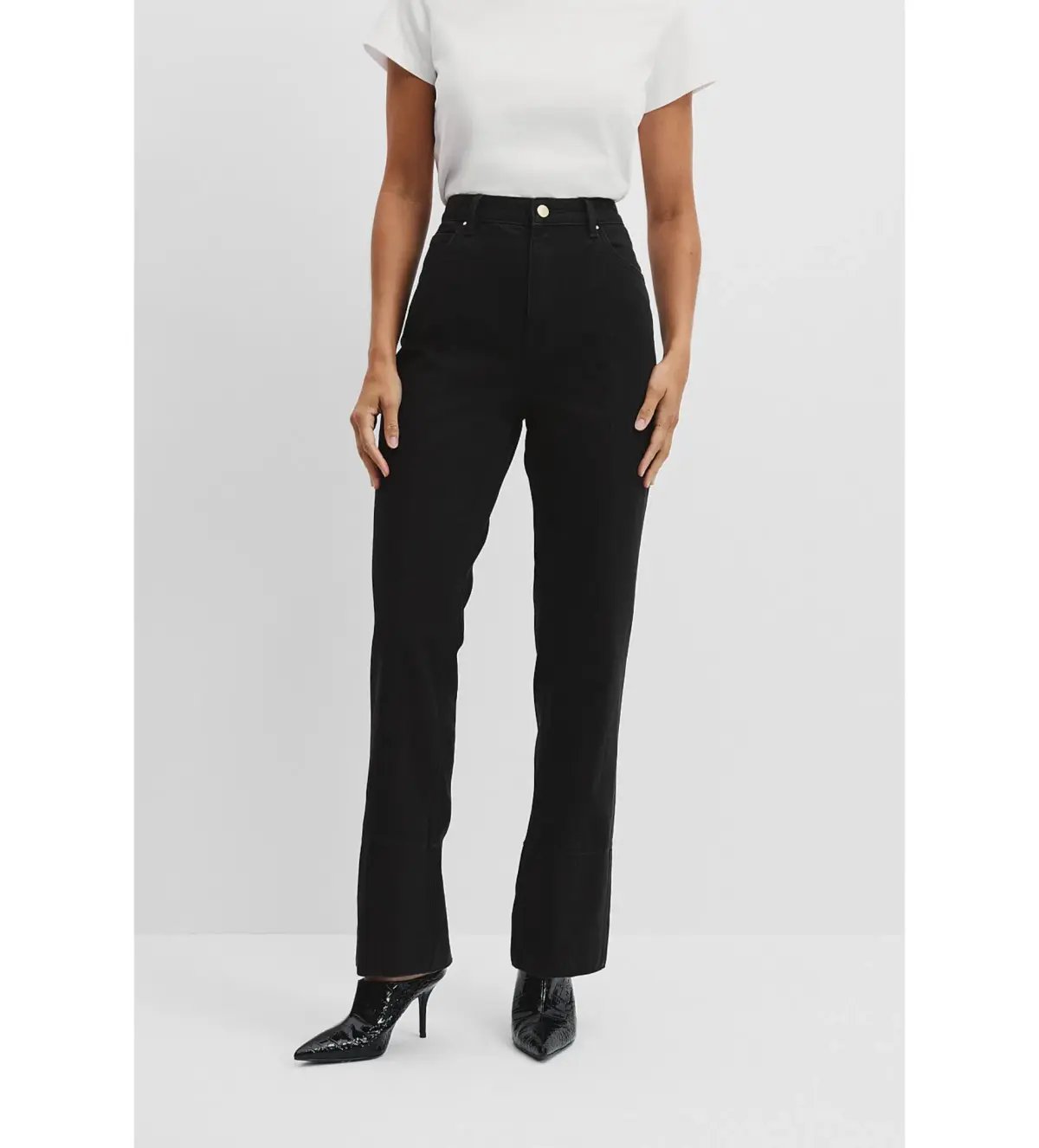 Country Road Cigarette Jean Black Size AU 6 photo 2