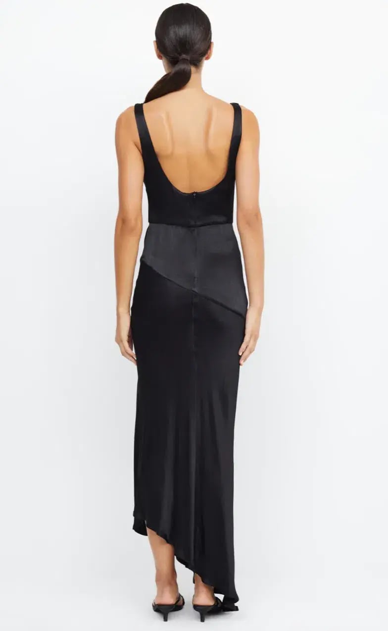 Bec & Bridge Moon Dance Cowl Dress in Black Size 6 photo 3