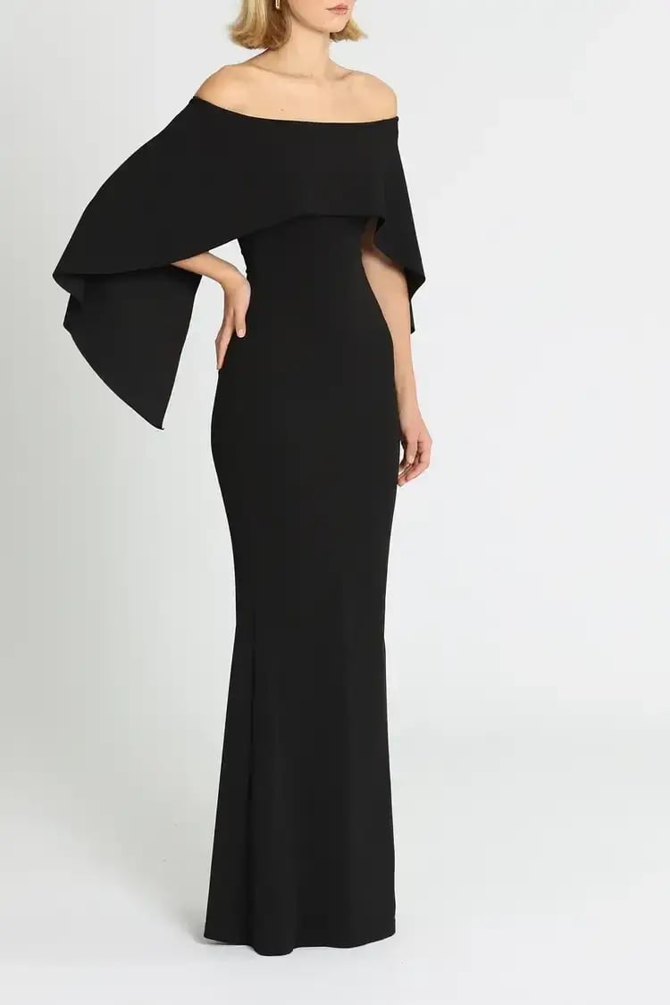 Pasduchas Composure Gown in Black Size 6 photo 2