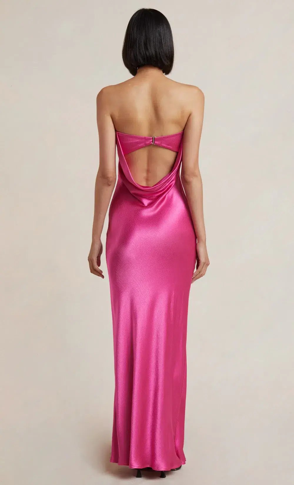 Bec & Bridge Moondance Midi Dress Deep Pink Size 8 photo 3