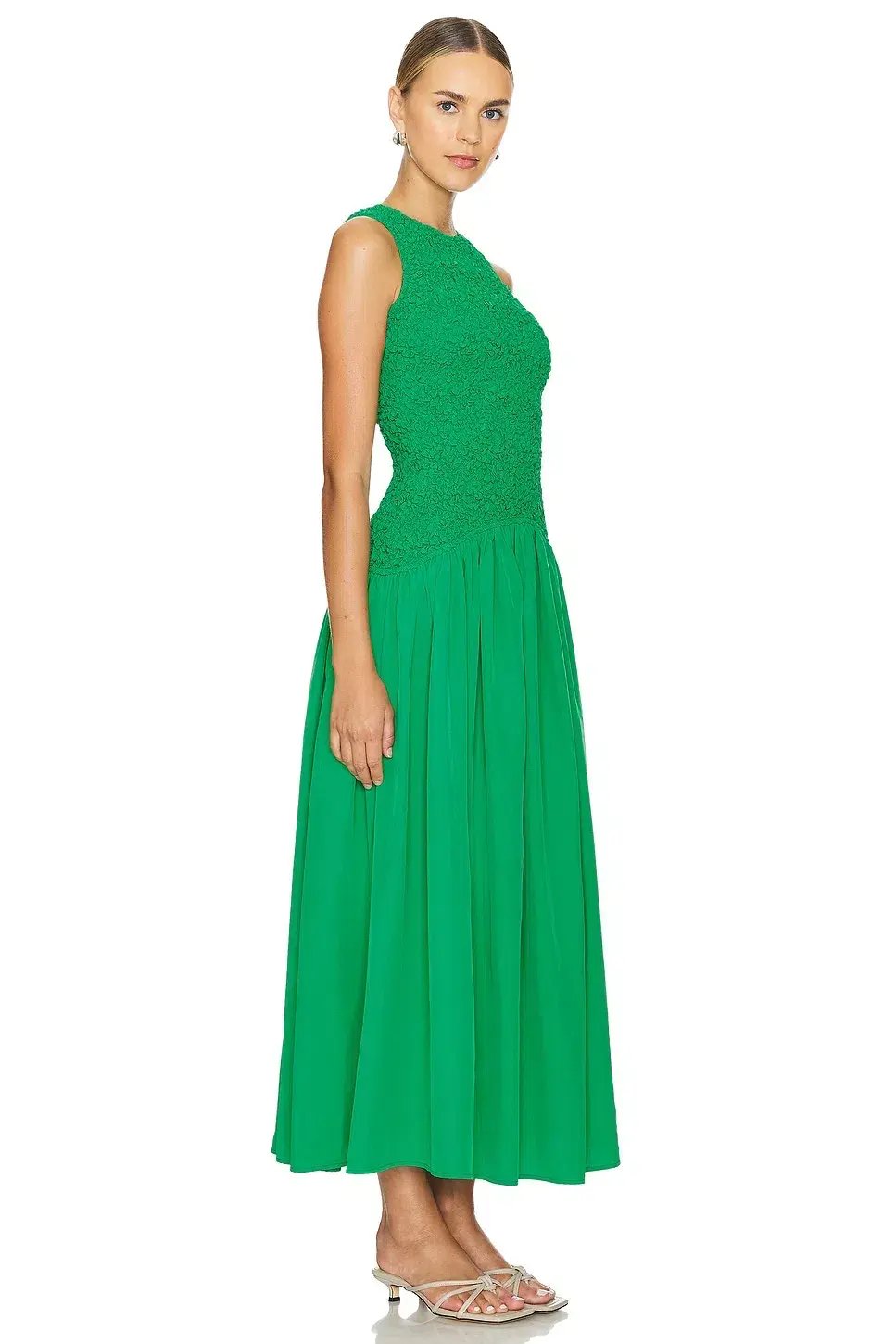 The Wolf Gang Marisol Maxi Dress Emerald Small S / Size AU 8 photo 2