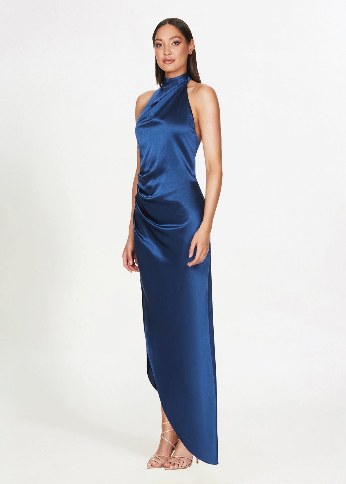 Amelia Halter Gown in Midnight photo 3