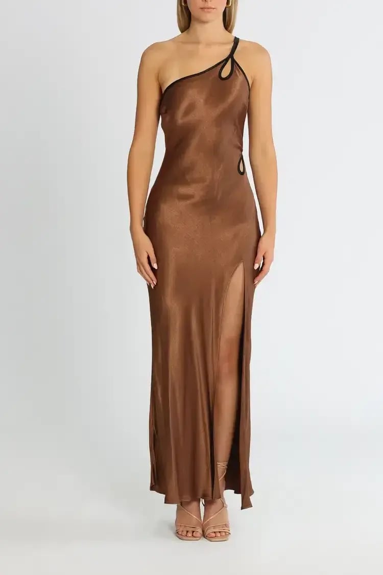Bec and Bridge Kehlani Maxi Dress in Chocolate Size 14 photo 3