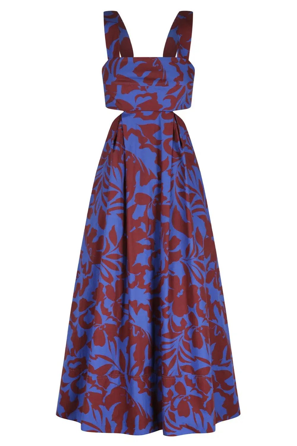 Shona Joy Catia Cut Out Midi Dress Catia Print Size 8 photo 3