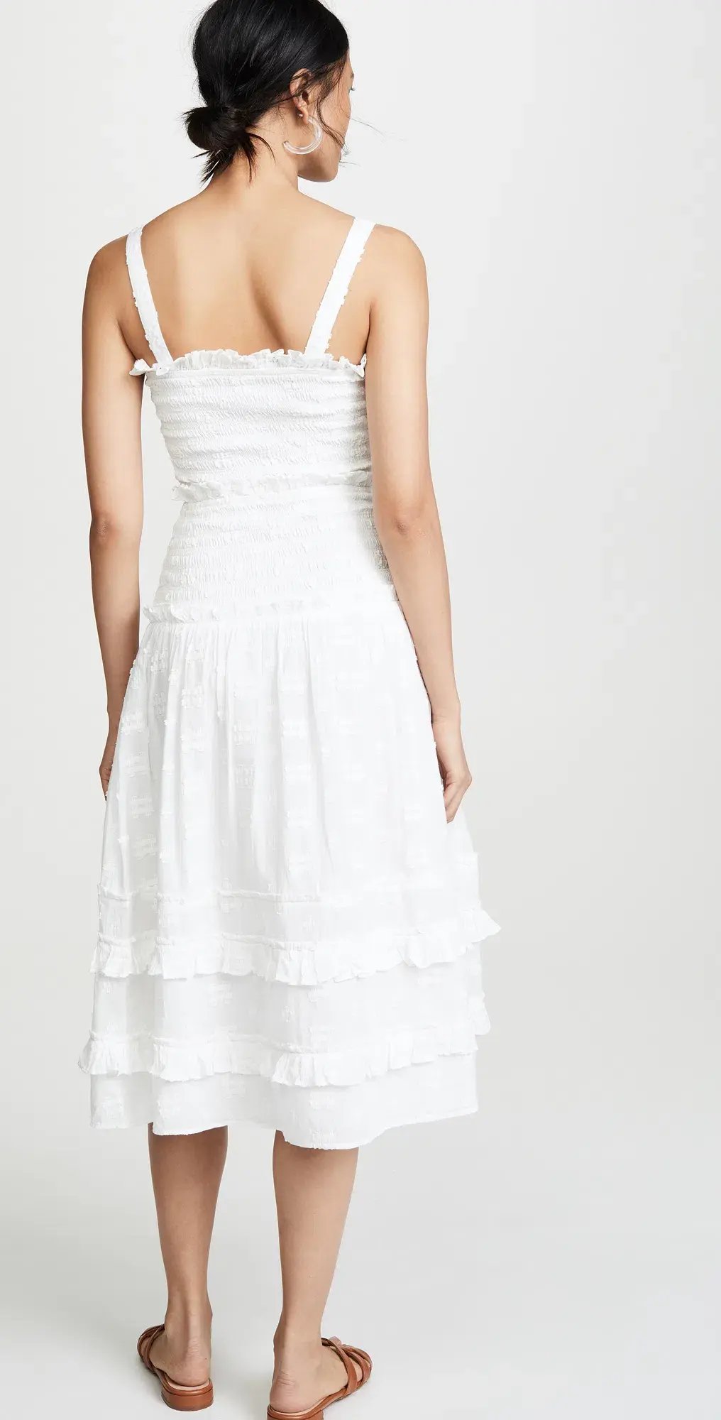 Steele Datsy Midi Dress White Size 6 photo 5