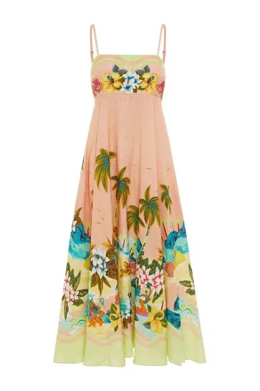 Alemais Mermaid Point Sundress Guava Size 8 photo 2