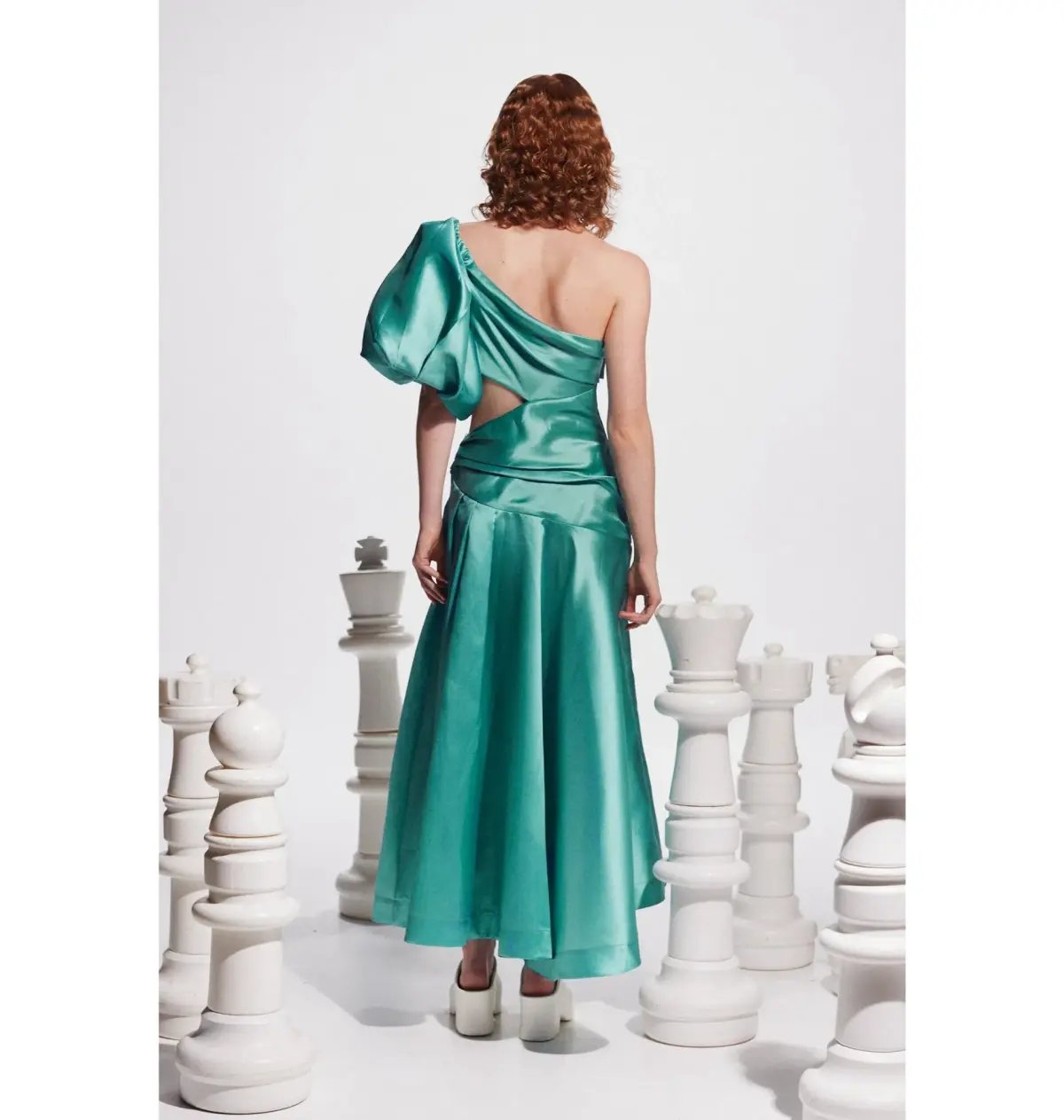 Alemais Regent Gown Jade Green Size AU 14 photo 4