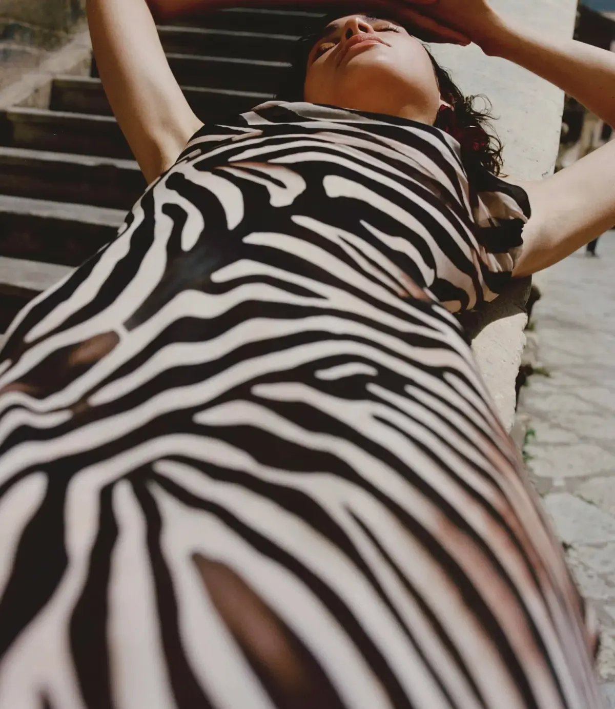Rat & Boa Majel Dress Zebra Print Size 8 photo 5