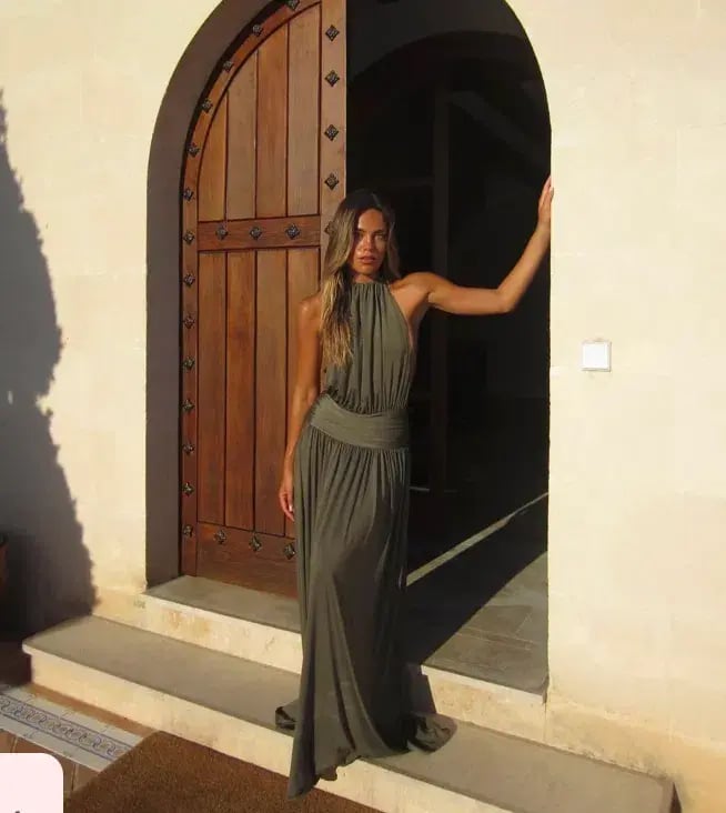 Arcina Ori Santina dress in khaki size 6 photo 4