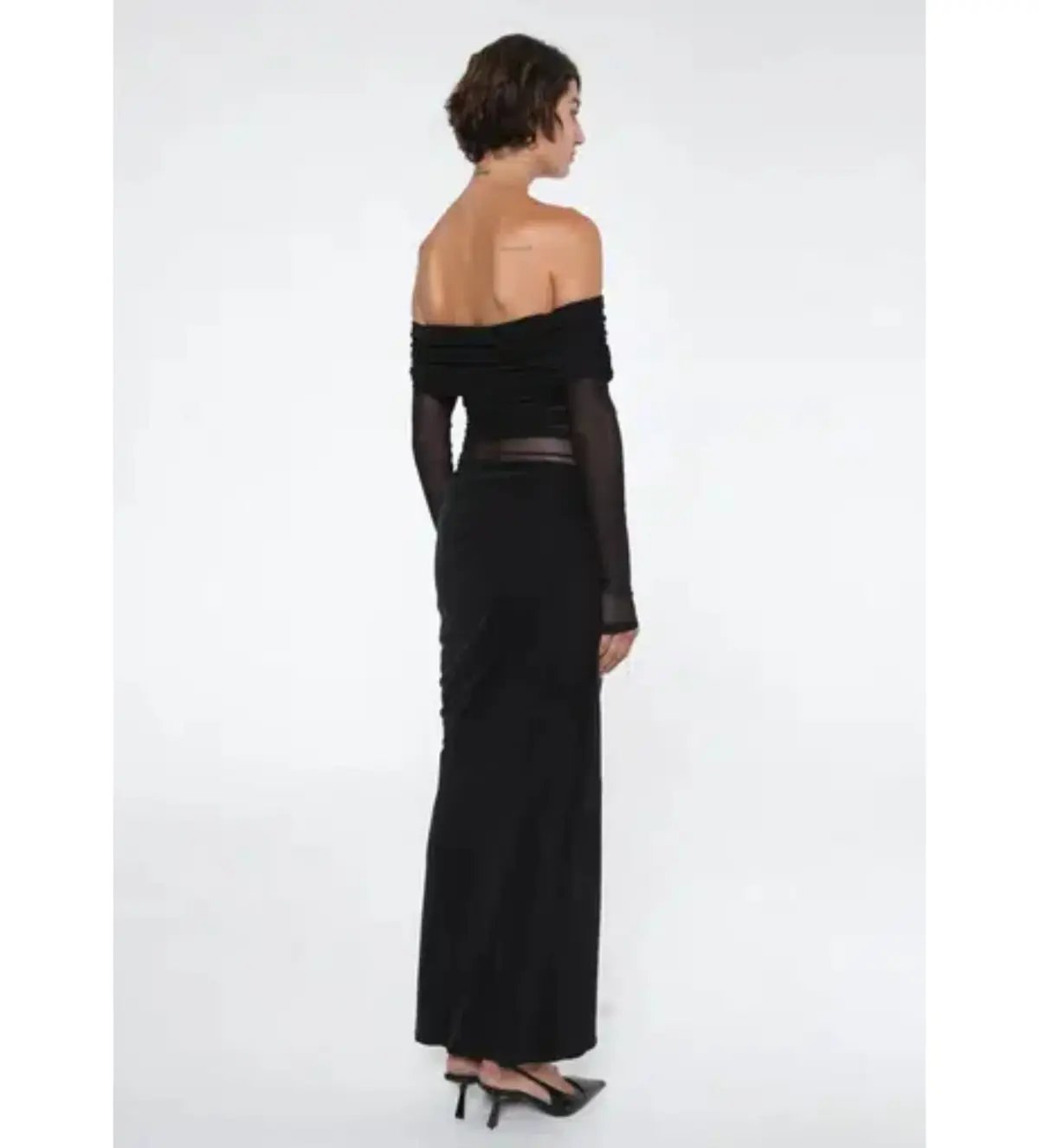 Benni Yasmin Maxi Dress Black Size 10 photo 3
