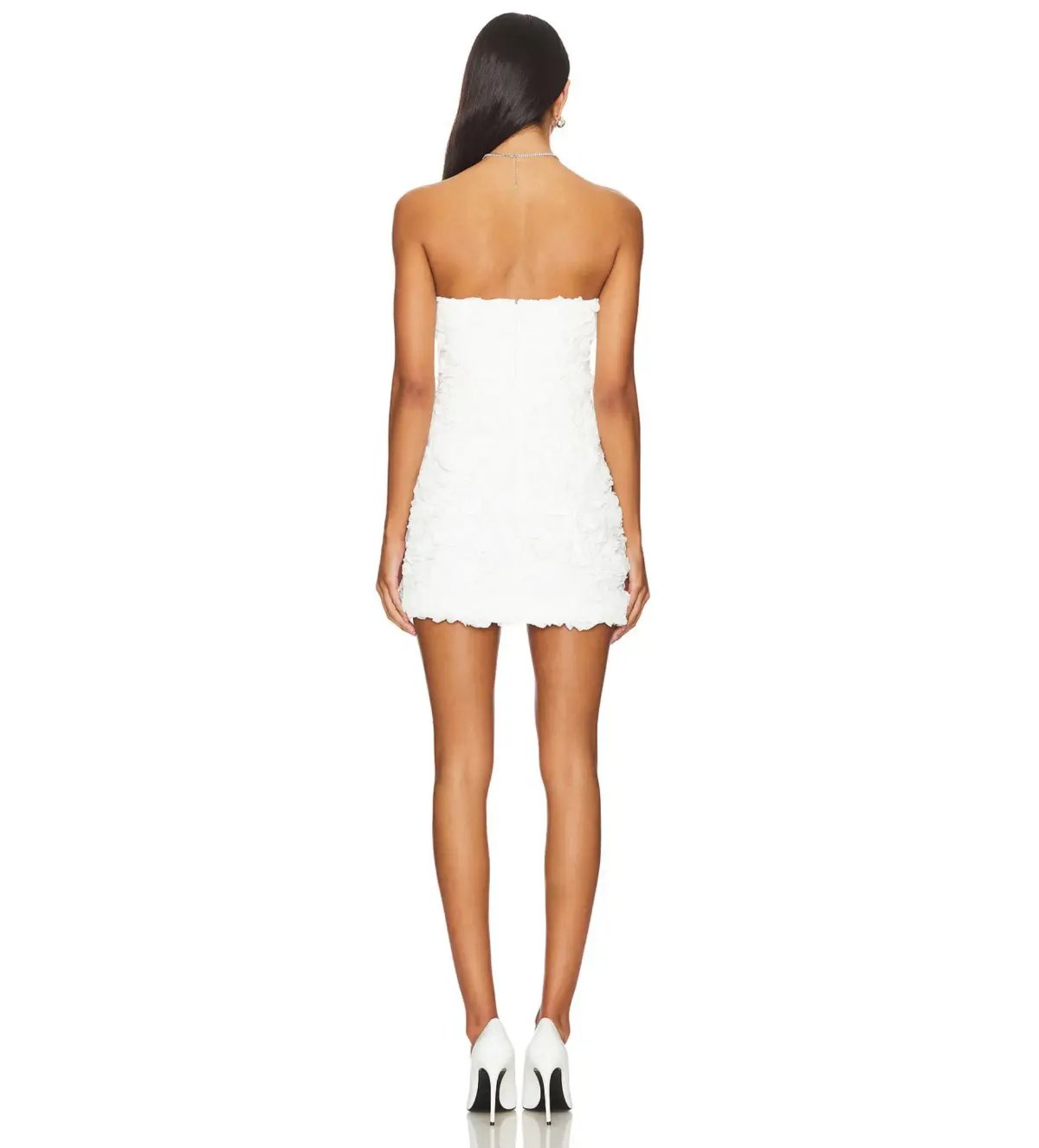 Lover + Friends Lucia Mini Dress White Size 6 photo 2