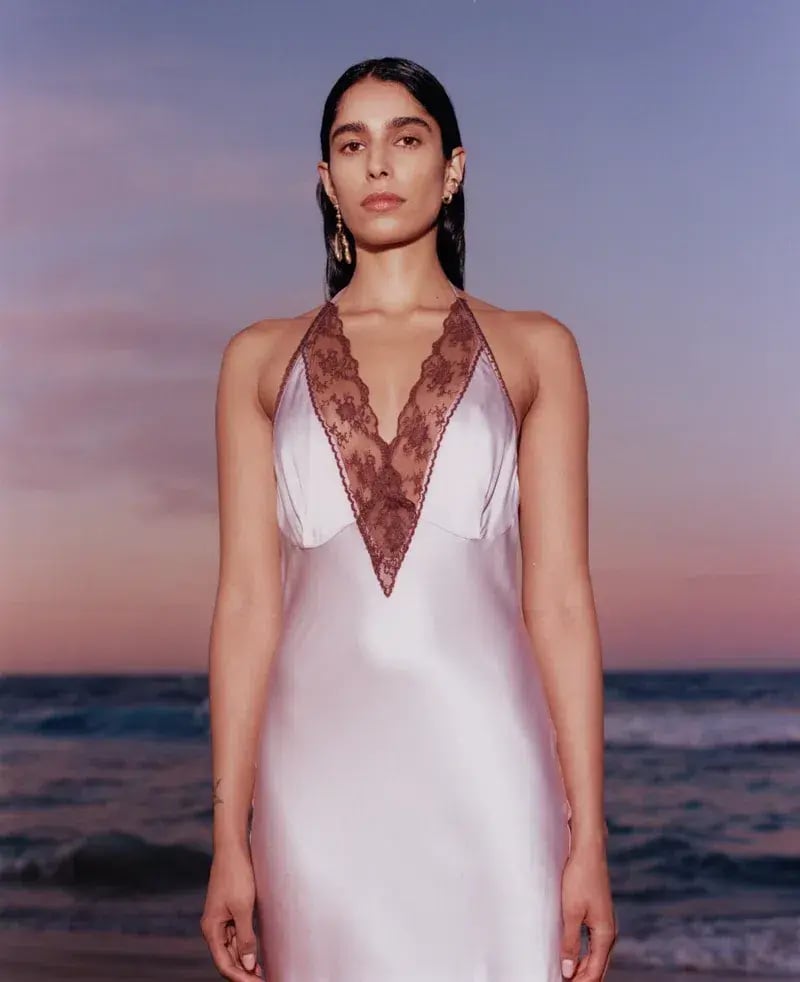 Sir the Label Aries Halter Dress Lilac Size 0/ AU 6 photo 4