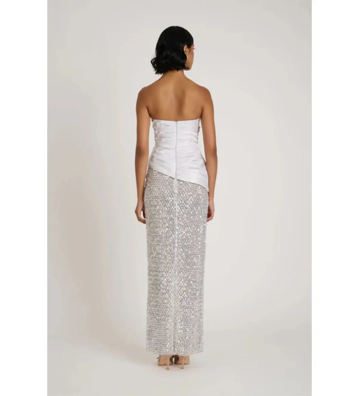 Eliya The Label Gia Maxi Gown Silver Size XS / AU 6 photo 4