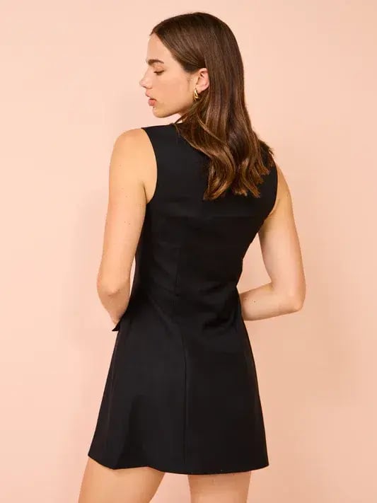 Anna Quan Sofia Mini Dress Black Size 12 photo 2
