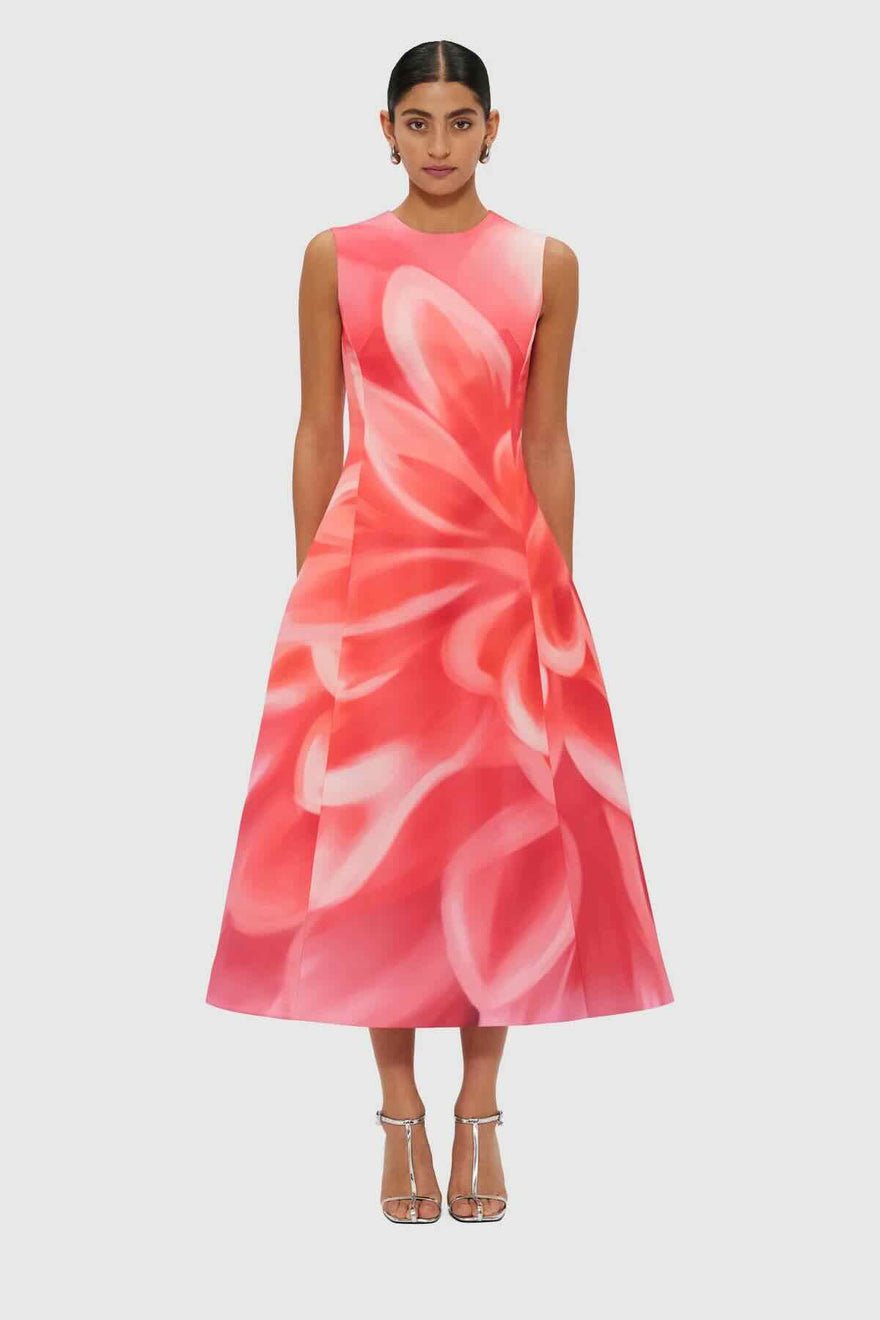 Leo Lin Cleo Sleeveless Midi Dress - Prism Print photo 2