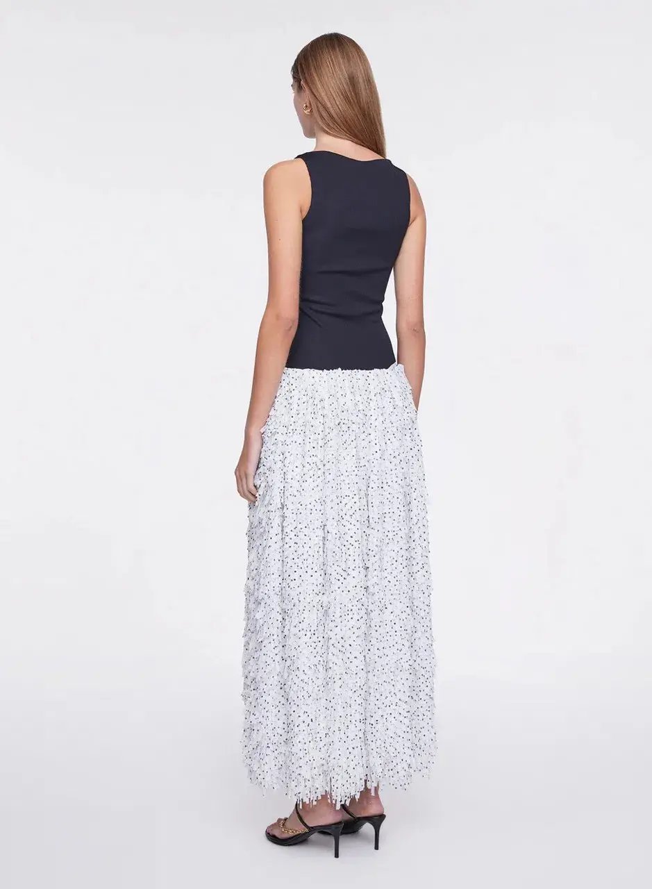 ANNA QUAN Leni Dress Spot Fringe 6 photo 9