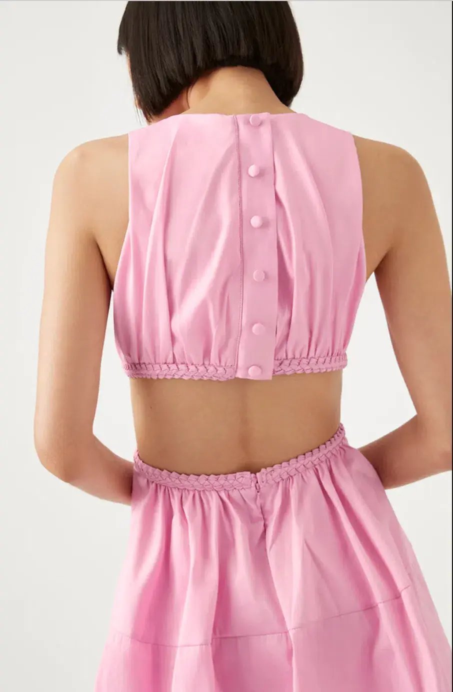 Aje Voyage Mini Dress Pink Size 8 photo 2