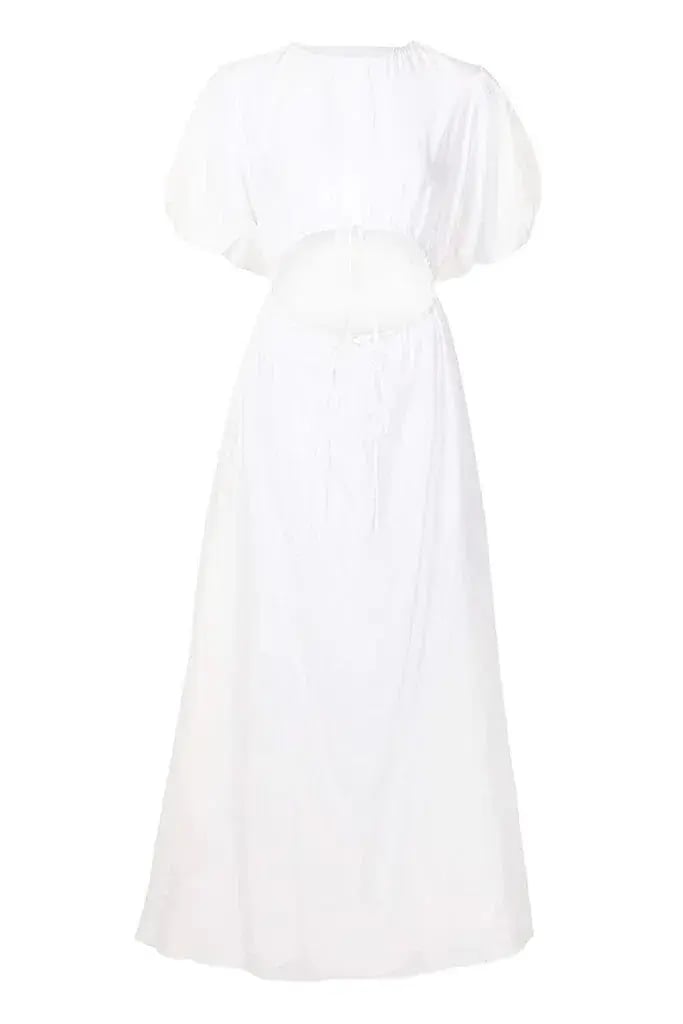 Sir the Label Franc Puff Sleeve Mini Dress in Chalk White Size 1 photo 5