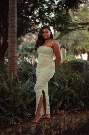 House of CB Fornarina Dress Lime photo 4