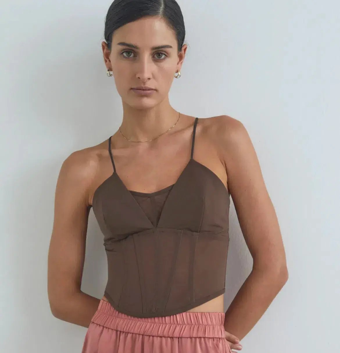 Viktoria and Woods Sigma Bustier Brown Size 6 photo 2