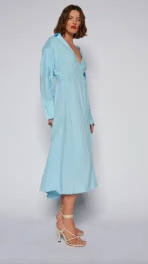 Scanlan Theodore Linen Wrap Dress photo 2