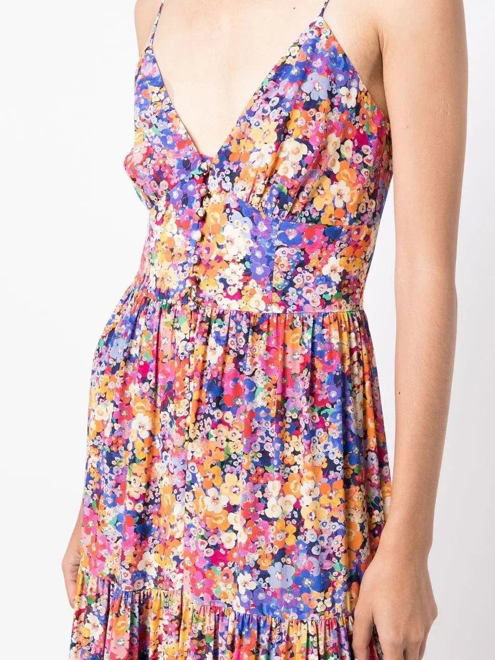 Rebecca Vallance Through the Grapevine Maxi Dress Multi Size 14 photo 2