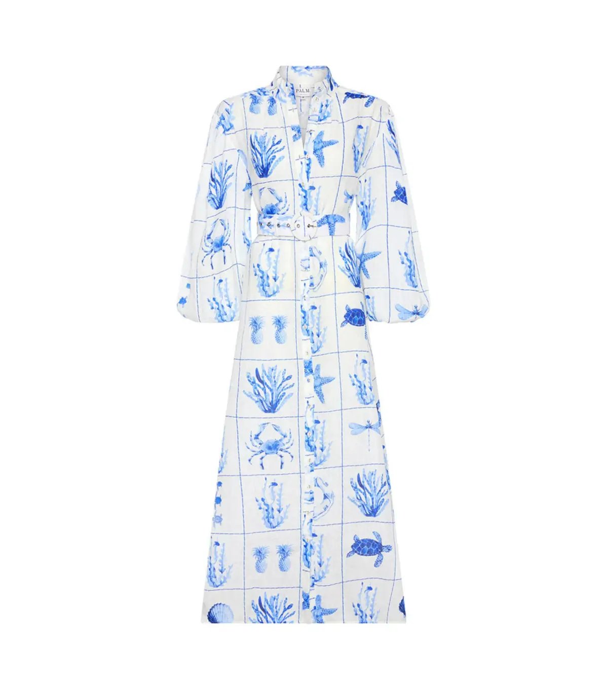 Palm Noosa Noddy Dress Chalkies Tile Size AU 14 photo 6