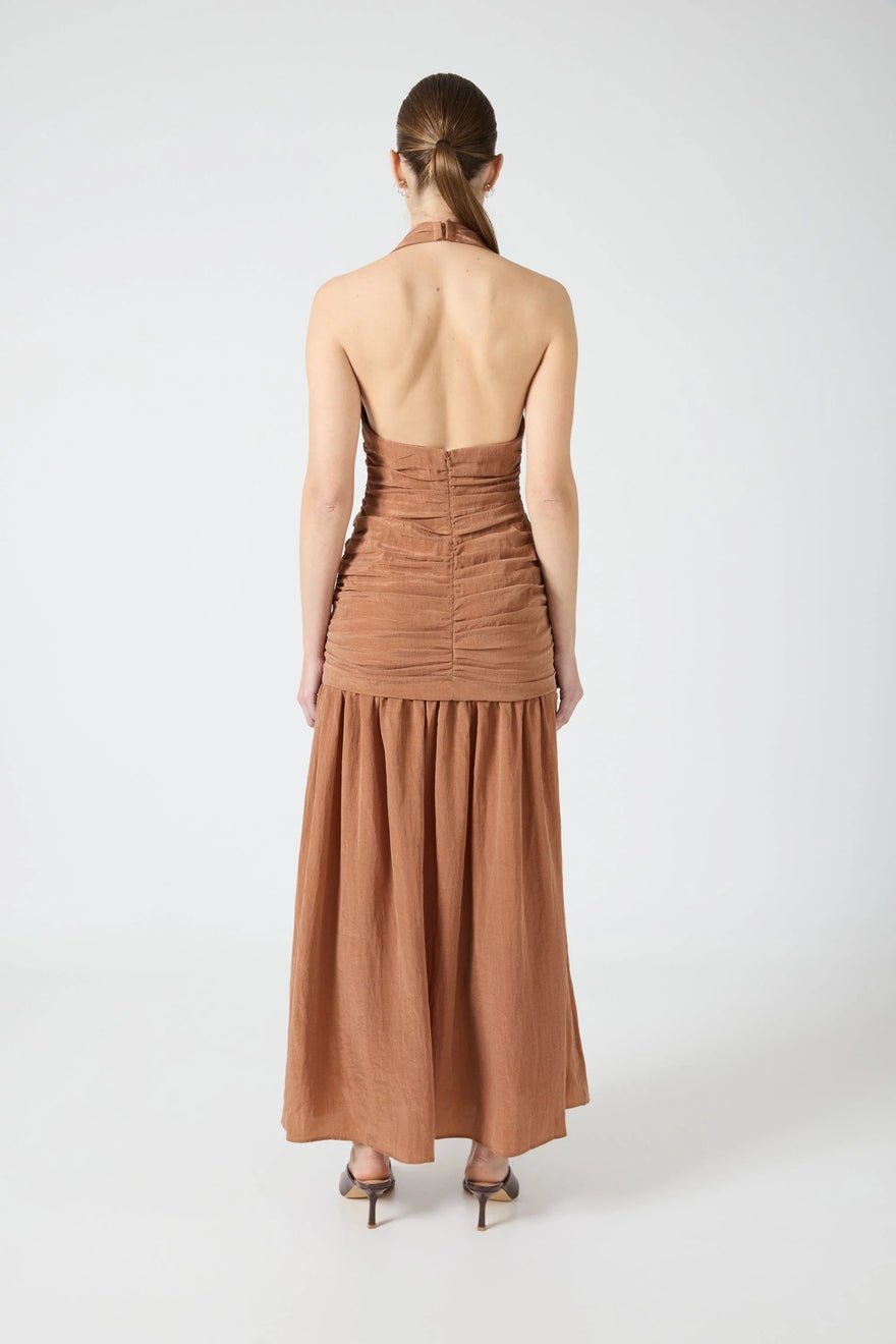 Third Form Eclipse Halter Dress - Rust photo 4