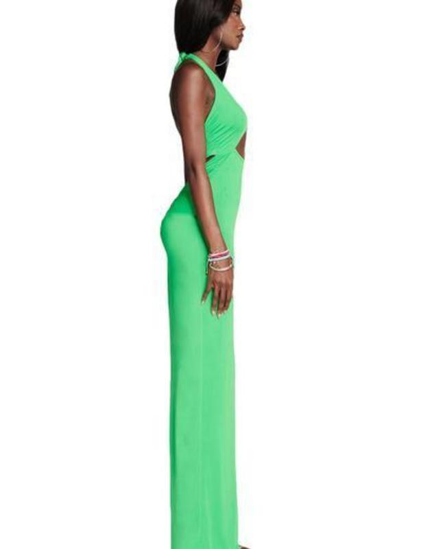 I. AM. GIA Leska Dress Green Size 8 photo 2