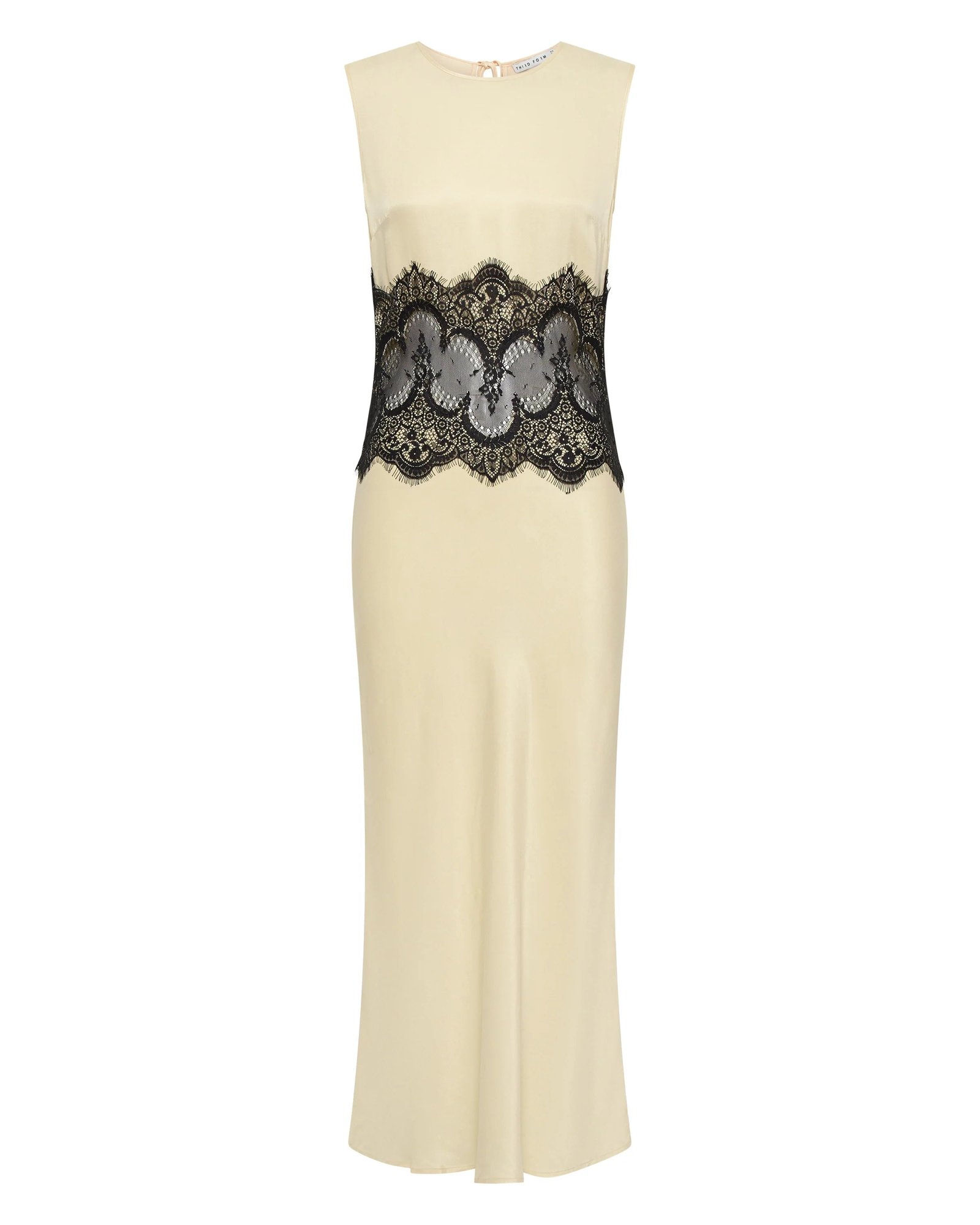 THIRD FORM VISIONS LACE TRIM TANK DRESS - MARSHMALLOW photo 6