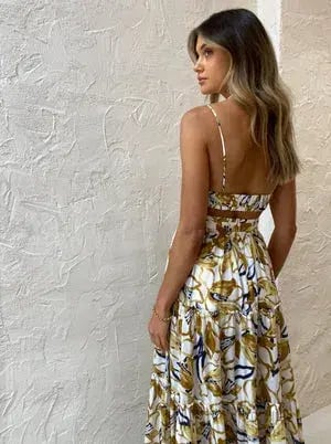 Bec & Bridge Eugenie Maxi Dress Multi-colored Size AU 8 photo 3