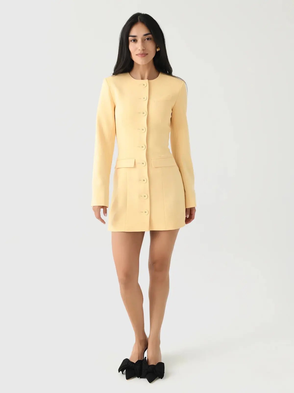 ANNA QUAN Eva Dress Butter Yellow 8 photo 4
