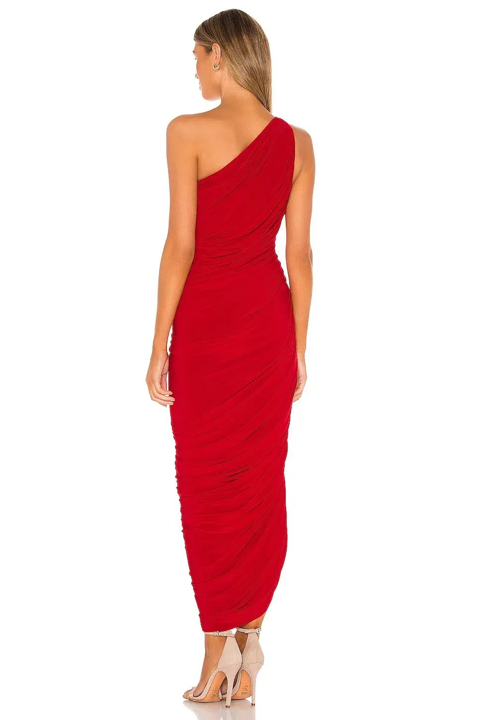 Norma Kamali Diana Gown Red Midi Size Size M / AU 10 photo 2