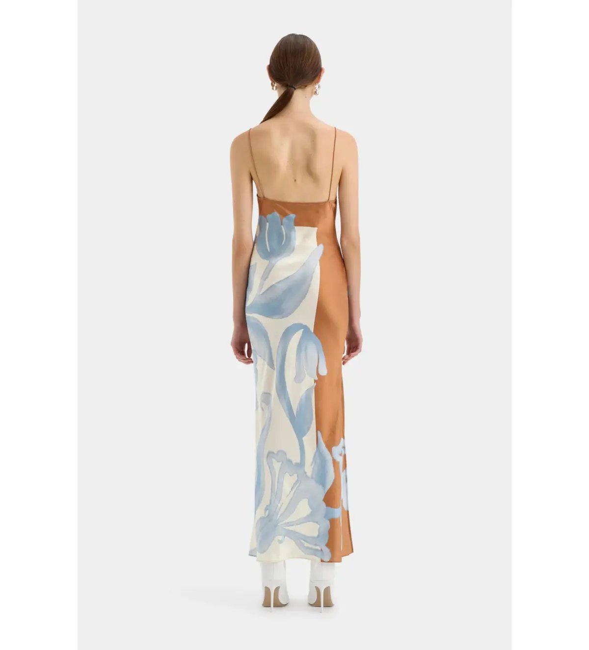 Sir the Label Sorrento Slip Dress in Sciarpa Print Size AU 10 photo 3