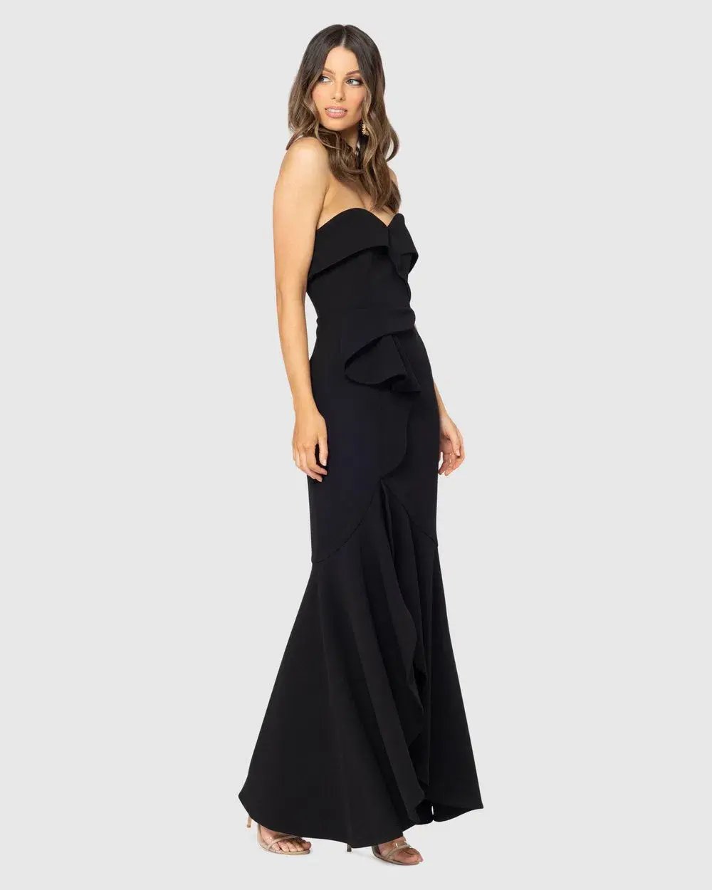 Pilgrim Spiced Gown Black Size 10 photo 3