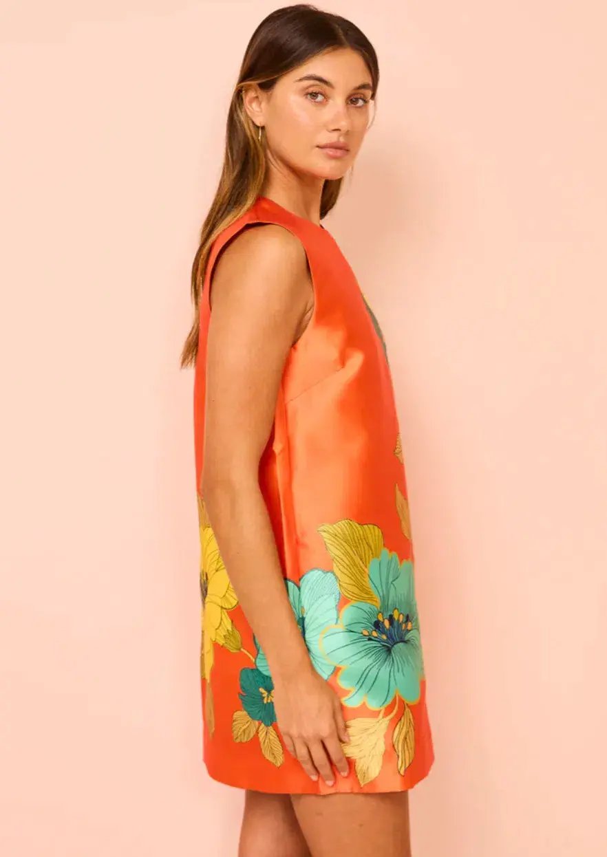 Alemais Piato Mini Dress Floral Size 10 photo 7