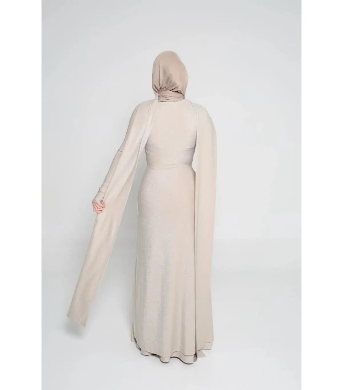 Alaía Muse Elara Maxi Dress Champagne Size S / AU 8 photo 3
