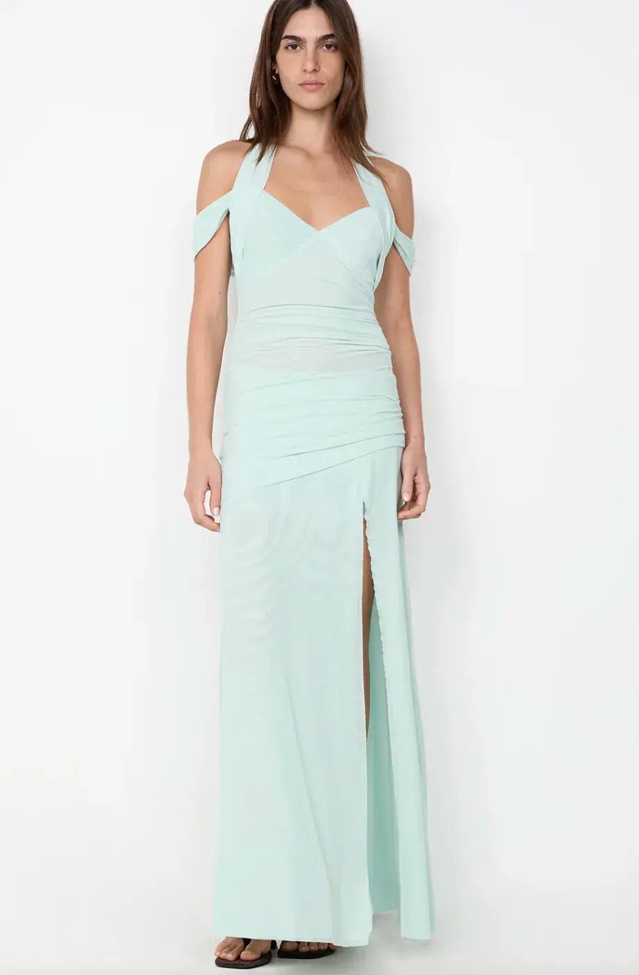 bec and bridge, WINNIE HALTER MAXI DRESS, blue, maxi, size 8 photo 2