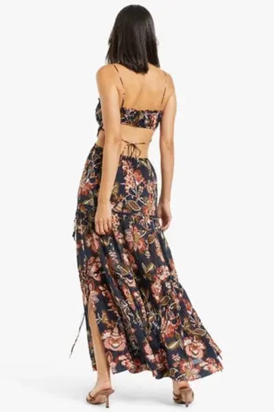 Bec & Bridge Lori Tie Maxi Dress Floral Size 10 / M photo 4