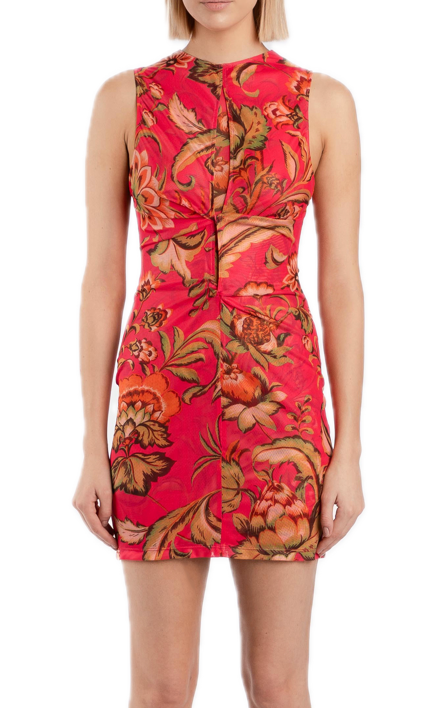 One Fell Swoop Malah Mini Dress - Pink Parrot photo 3