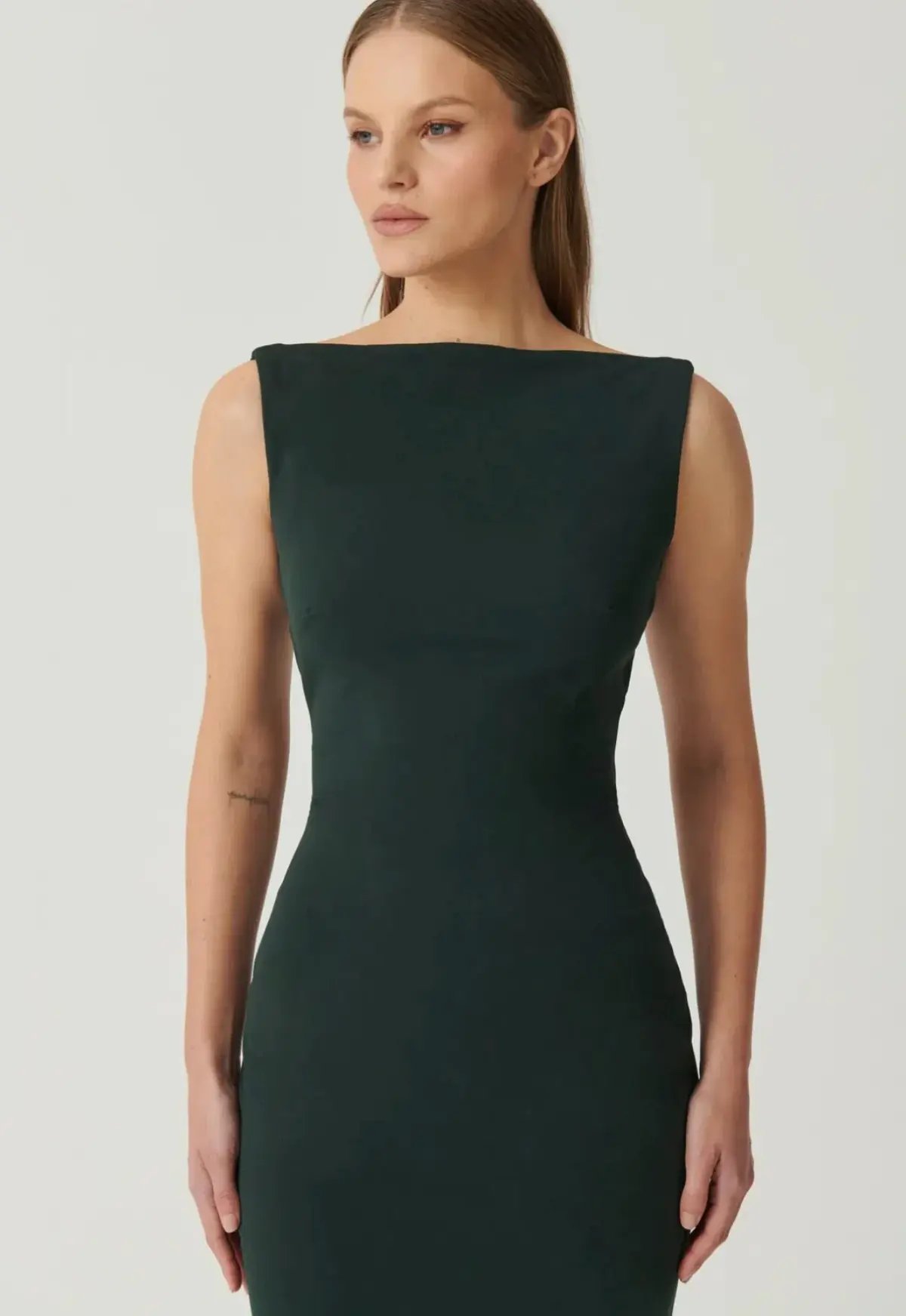 Effie Kats Verona Gown Sacramento Green Size 10 photo 2