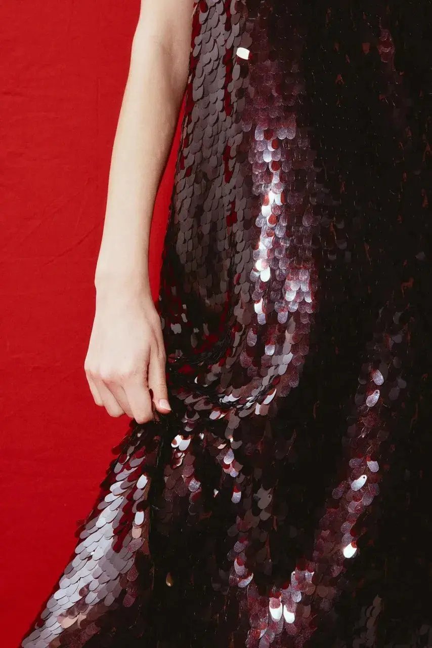 Alemais Geanie Sequin Gown Chocolate Brown Size 8 AU photo 18