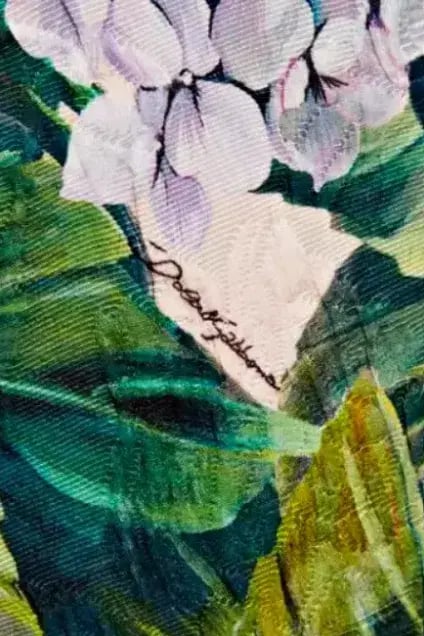 Dolce & Gabbana Hydrangea Print Shift Mini Dress Floral Size 6 photo 4