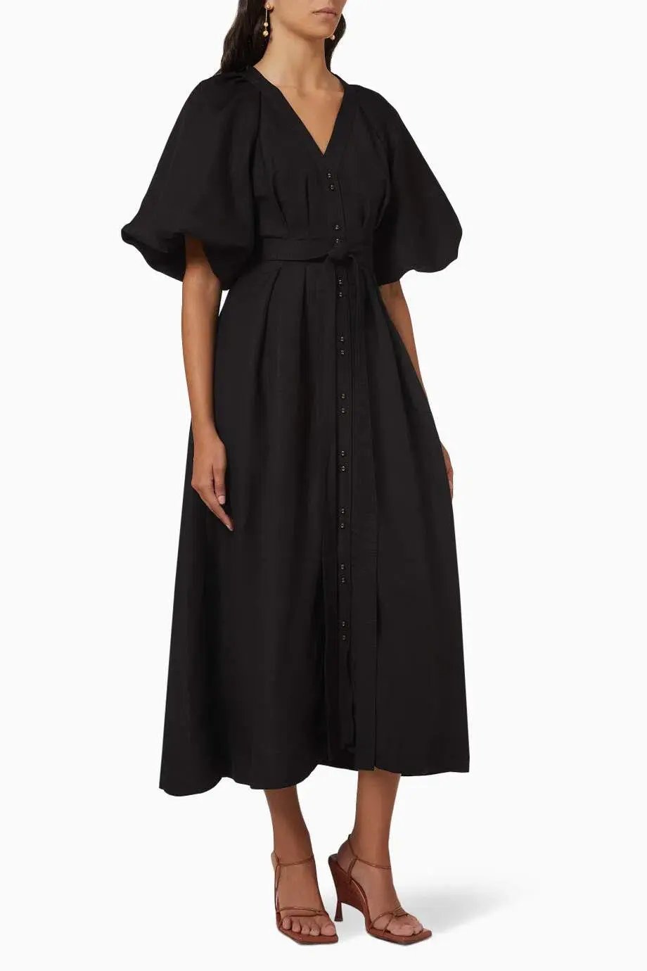 Aje Evermore Midi Dress Dress Black Size 14 photo 2