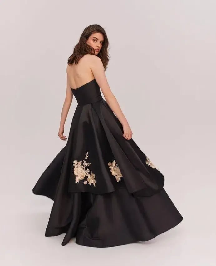 Fame and Partners Nova Gown Black Size 8 photo 3