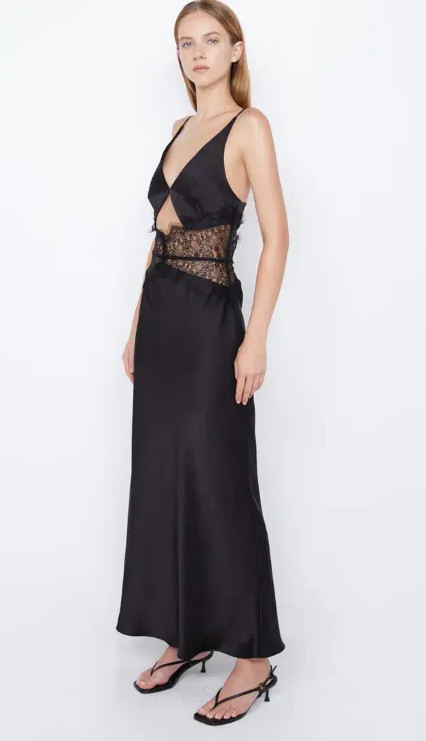 Bec & Bridge Camille Maxi Dress Black Size 8 photo 3