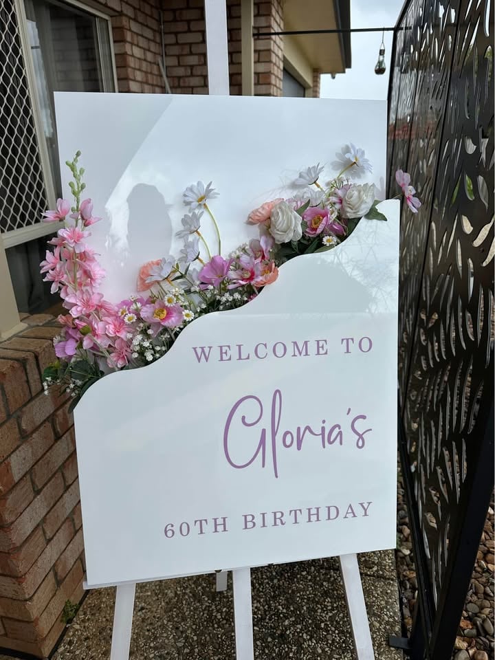 Personalised Wildflower Sign Hire photo 7