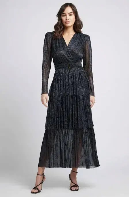 Sheike All That Sparkles Dress Ink Size 14 photo 3