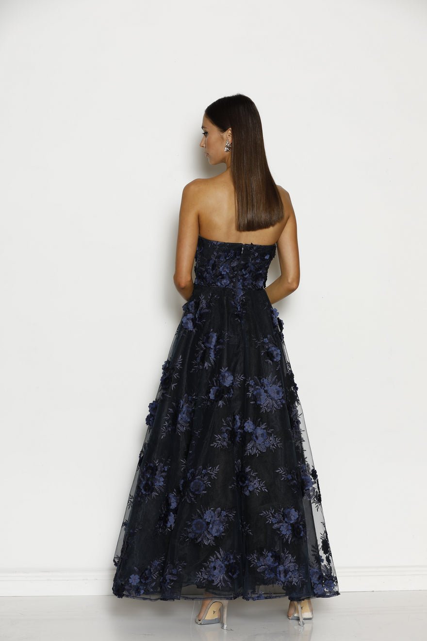 Grace & Hart Rosetta Gown in Navy photo 2
