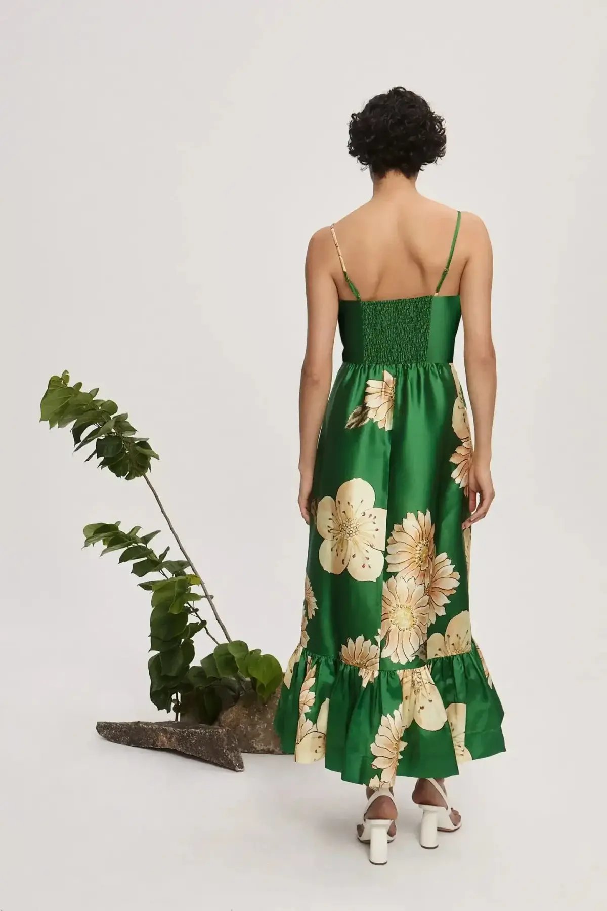 Alemais Sage Midi Dress Green Size 10 photo 3